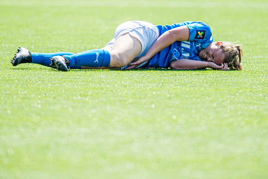 Hedda Øvestad of Grei in pain