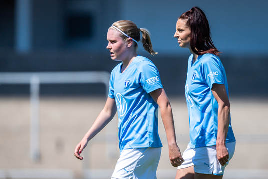 Malmö FFs Rebecka Holm och Malin Gunnarsson