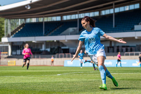 Malmö FFs Malin Gunnarsson jublar