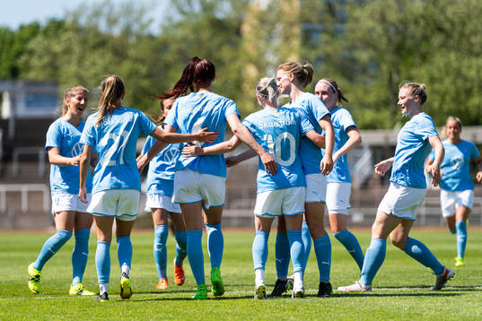 Malmö FFs Malin Gunnarsson jublar