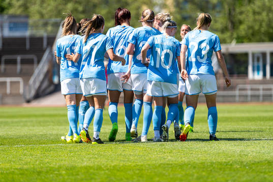 Malmö FFs Malin Gunnarsson jublar