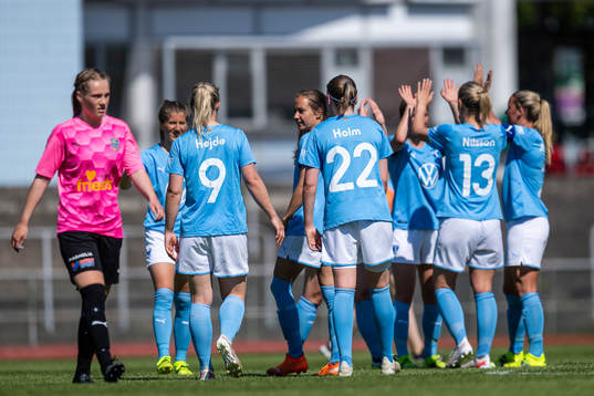 Malmö FFs spelare jublar