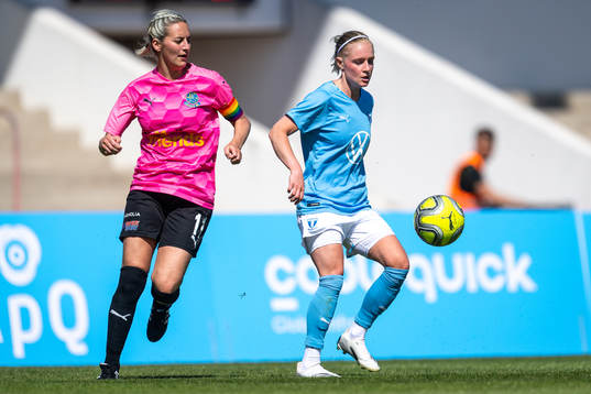Lunds Ellinor Samuelsson och Melina Skarström