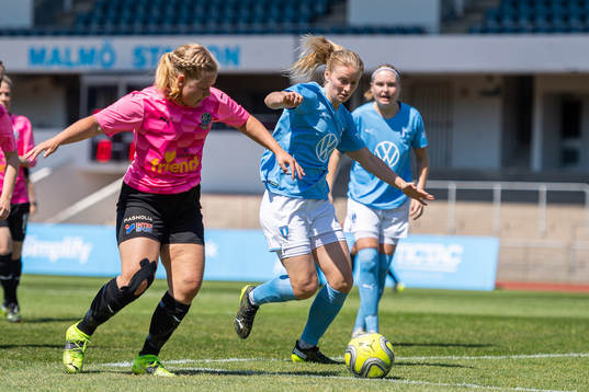 Malmö FFs Amanda Kander mot Lunds Julia Svegin