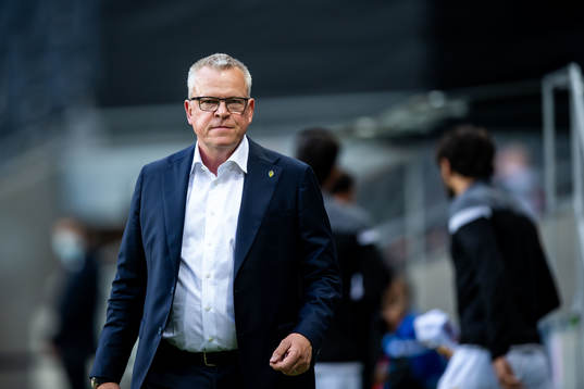 Janne Andersson, head coach of Sweden