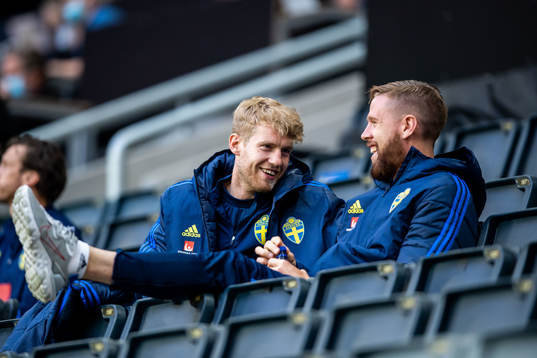 Philip Helander and Pontus Jansson of Sweden