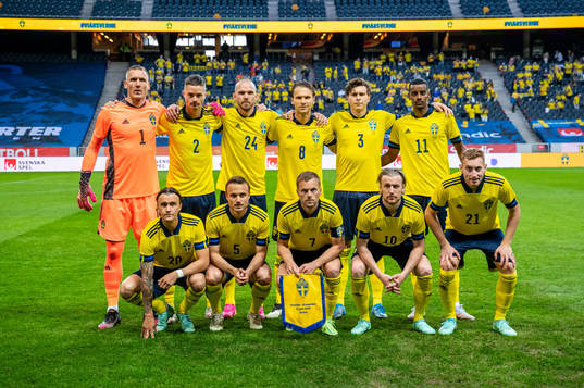 Goalkeeper Robin Olsen, Mikael Lustig, Marcus Danielson,
