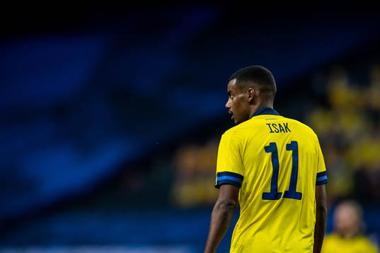 Alexander Isak of Sweden