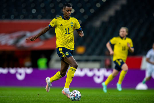 Alexander Isak of Sweden