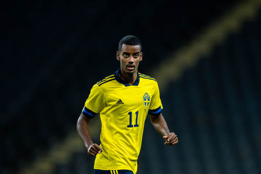 Alexander Isak of Sweden