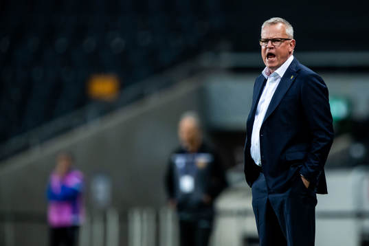 Janne Andersson, head coach of Sweden