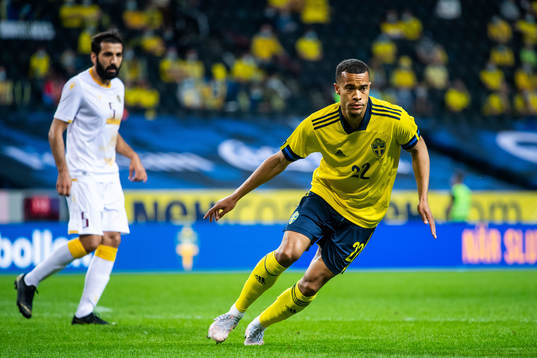 Robin Quaison of Sweden
