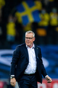 Janne Andersson, head coach of Sweden