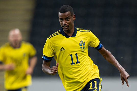 Alexander Isak of Sweden