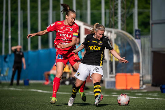 s Clara Härdling och Örebros Frida Abrahamsson