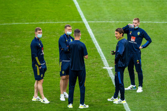 Emil Krafth, Viktor Claesson, Mikael Lustig, Albin Ekdal