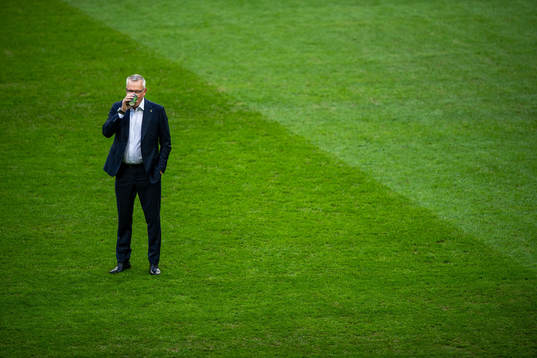 Janne Andersson, head coach of Sweden
