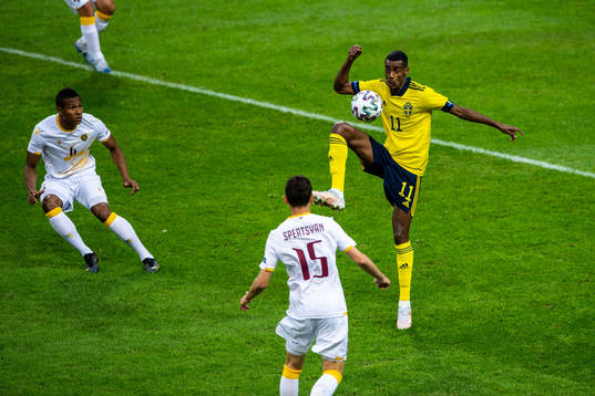 Alexander Isak of Sweden