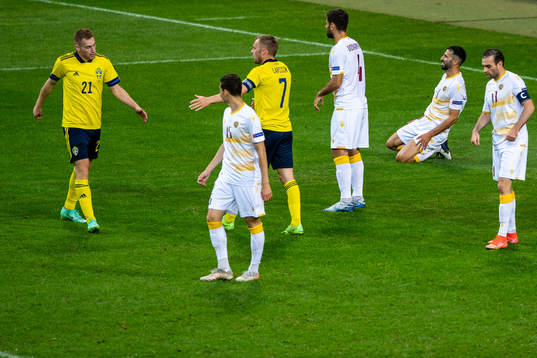 Andre Jack Calisir of Armenia looks dejected