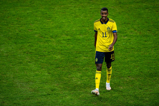 Alexander Isak of Sweden