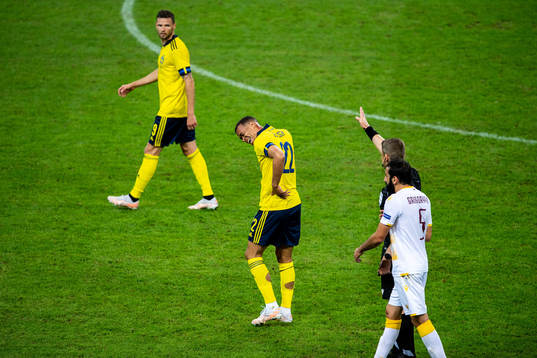 Robin Quaison of Sweden