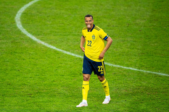Robin Quaison of Sweden