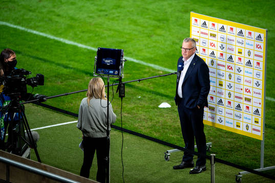 Janne Andersson, head coach of Sweden in an intervju