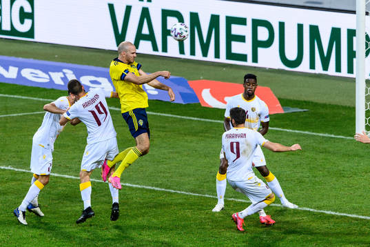 Marcus Danielson of Sweden scores 2-0