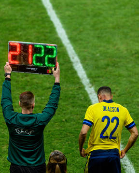 Robin Quaison of Sweden