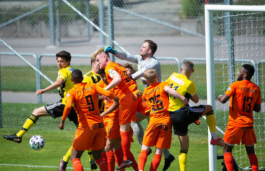 Kristianstads målvakt Calle Lindell (tidigare i IFK