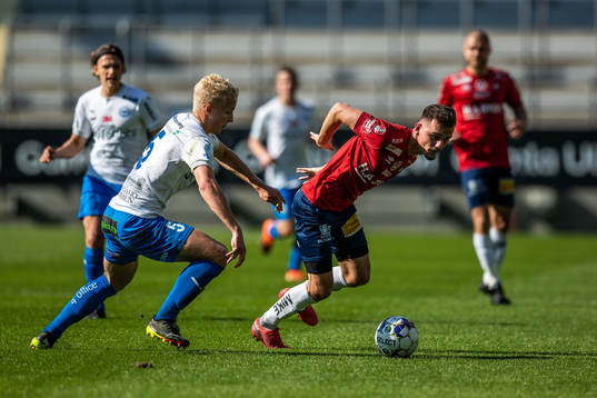 Värnamos Victor Larsson och Örgrytes Ajdin Zeljkovic