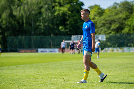 Eskilsminnes Lucas Ohlander med lindat lår deppar
