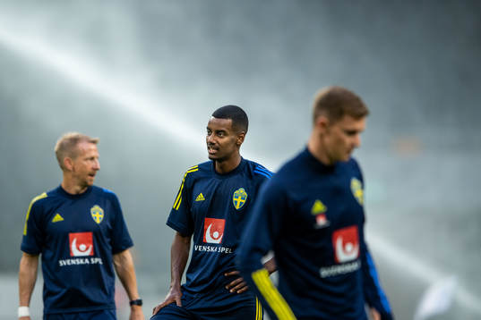 Alexander Isak of Sweden