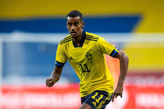 Alexander Isak of Sweden