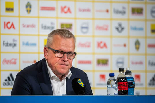 Janne Andersson, head coach of Sweden