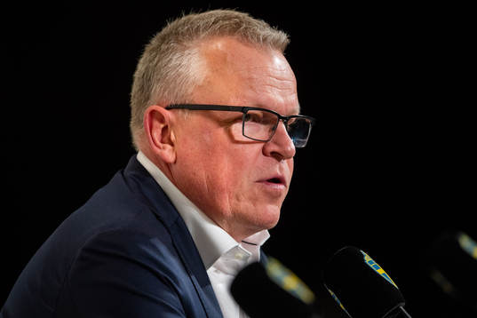 Janne Andersson, head coach of Sweden