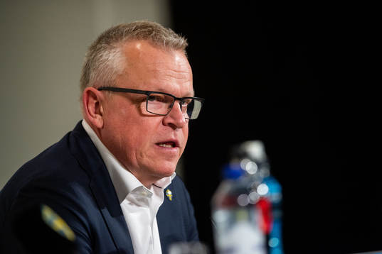 Janne Andersson, head coach of Sweden