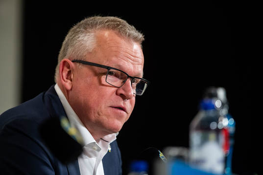 Janne Andersson, head coach of Sweden