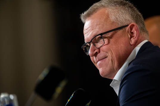 Janne Andersson, head coach of Sweden