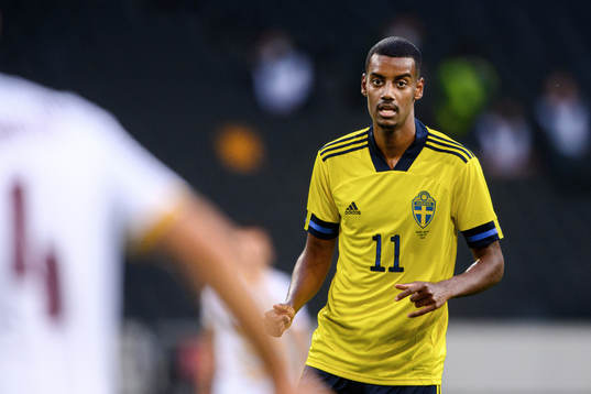 Alexander Isak of Sweden