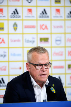Janne Andersson, head coach of Sweden