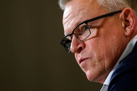 Janne Andersson, head coach of Sweden