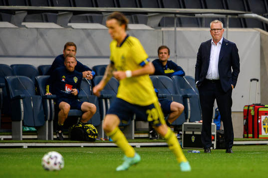 Janne Andersson, head coach of Sweden