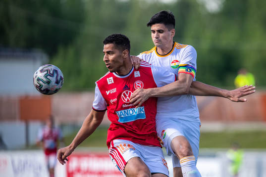 Sandvikens Emil Bellander och Dalkurds Dillan Ismail