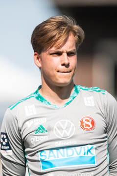 Sandvikens målvakt Hannes Sveijer
