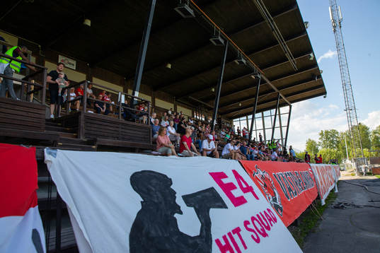 Läktare på Jernvallen