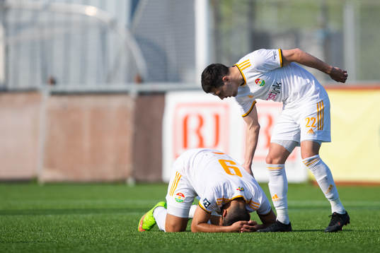 Dalkurds Ezequiel Montagna och Farhan Shakor Tawfeeq deppar