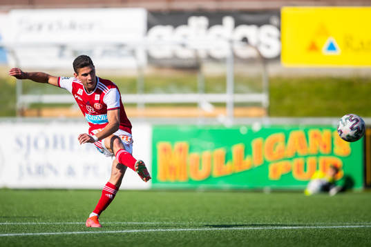 Sandvikens Ahmed Bonnah gör 3-1