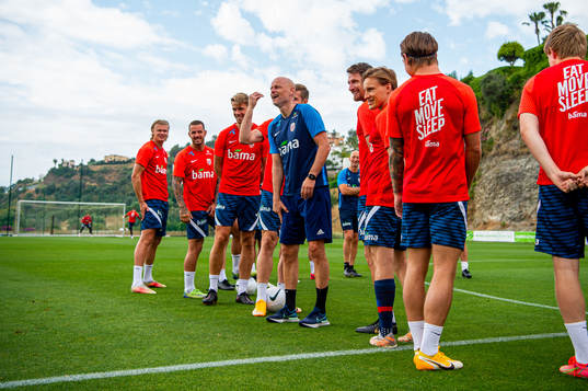 Erling Braut Haaland, Aron Dønnum, Kristoffer Ajer, Ståle