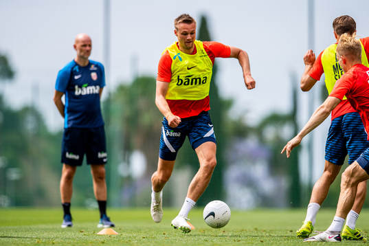 Stian Gregersen of the Norwegian national football team